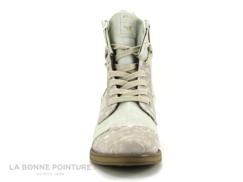 Mustang Shoes Mustang 1293 501 203 Ice - Boots Femme Blanc Casse 2 Mustang Shoes Mustang 1293 501 203 Ice - Boots Femme Blanc Casse – Image 2