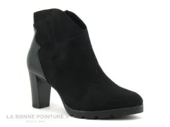 Marco Tozzi 2-25841-25 Black Comb - Bottines Velours Talon Haut