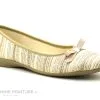 ZEL'S Zels 2374 Beige - Pantoufle Ballerine Femme