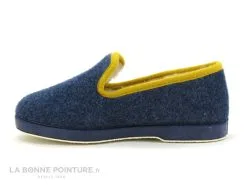 Soca 2520 Bleu Marine - Biais Jaune - Charentaise Femme Interieur Laine -Magasin De Chaussures cd24607c73b9e66c561f35ea11d5d5ef img 5207.jpg 177892