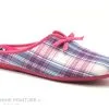 ZEL'S Zels 4276 - Fuchsia Carreaux - Pantoufle Mule Femme