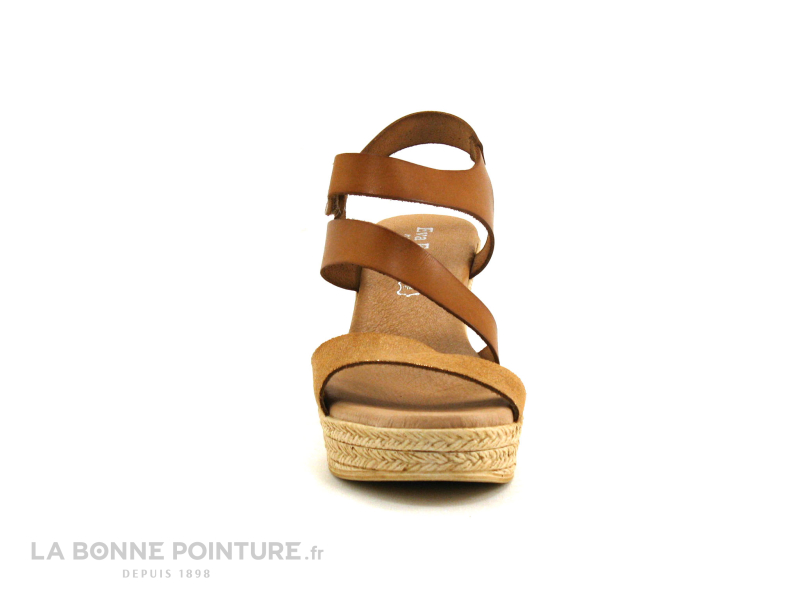 Eva Frutos 8735 - Marron - Nu-pieds Talon 2 Eva Frutos 8735 - Marron - Nu-pieds Talon – Image 2