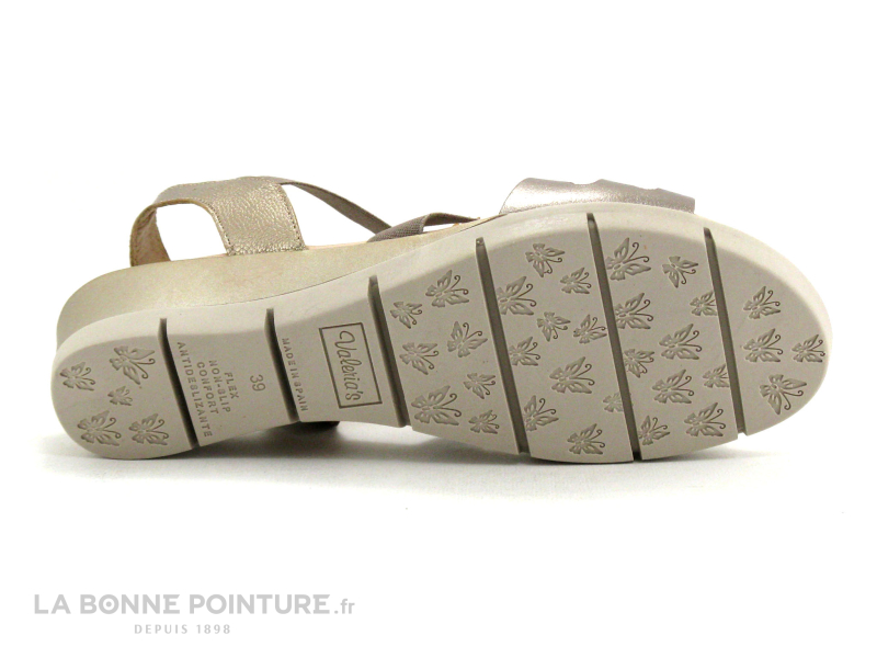 Valeria's Valerias 5090 Taupe - Bronze - Fleurs Relief - Sandale Femme 7 Valeria's Valerias 5090 Taupe - Bronze - Fleurs Relief - Sandale Femme – Image 7