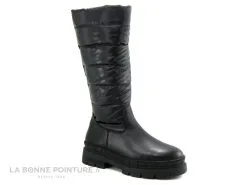 Tamaris -26629-29 Black Shiny - Botte Noire - Semelle Epaisse