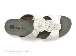 Moran's Morans MOUREZE 26148 Blanc Argent - 3 Fleurs - Mule Femme 6 Moran's Morans MOUREZE 26148 Blanc Argent - 3 Fleurs - Mule Femme -Magasin De Chaussures cd24607c73b9e66c561f35ea11d5d5ef img 5719.jpg 135306