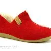CM Confort Mono Tweed Rouge - 20117 - Chausson Femme Interieur Laine