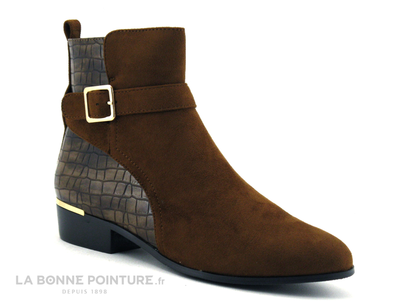 The Divine Factory QL4029 Camel - Bottines Femme 1 The Divine Factory QL4029 Camel - Bottines Femme