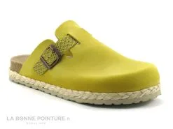 Moran's Morans JOKELA Moutarde - Sabot Mode Femme Cuir Jaune