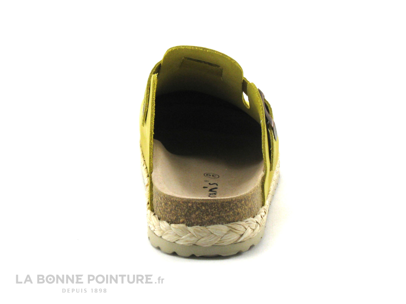 Moran's Morans JOKELA Moutarde - Sabot Mode Femme Cuir Jaune 4 Moran's Morans JOKELA Moutarde - Sabot Mode Femme Cuir Jaune – Image 4