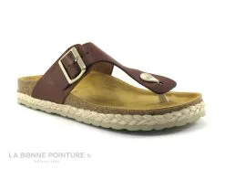 Moran's Morans JONIEC Marron - Entre-doigts Femme Cuir Marron