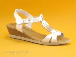 Jordana 2323 - Blanc - Argent - Sandale Compensee Femme -Magasin De Chaussures cd24607c73b9e66c561f35ea11d5d5ef img 6118.jpg 135741
