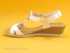 Jordana 2323 - Blanc - Argent - Sandale Compensee Femme -Magasin De Chaussures cd24607c73b9e66c561f35ea11d5d5ef img 6120.jpg 135740