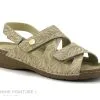 Patrizia Flex Is PACY Beige - Nu-pieds Confortables Femme En Cuir Beige