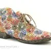 Rieker M1835-90 Simbabwe - Ginger Multi - Chaussure Montante Fleurie