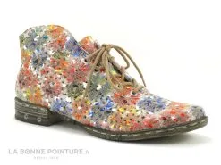 Rieker M1835-90 Simbabwe - Ginger Multi - Chaussure Montante Fleurie