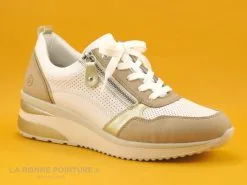 Remonte D2409-81- Blanc - Rose - Or - Basket Compensee