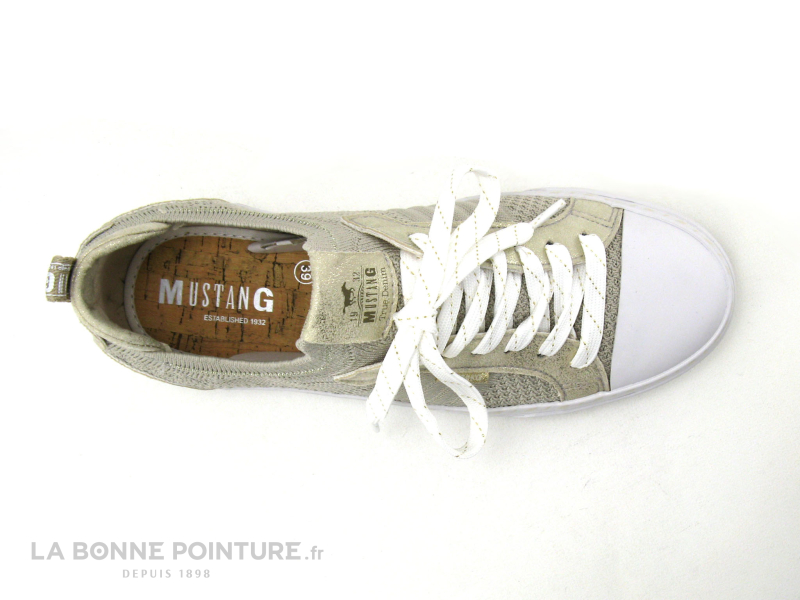 Mustang Shoes Mustang 1376-302-480 Champagne - Basket Beige Femme 6 Mustang Shoes Mustang 1376-302-480 Champagne - Basket Beige Femme – Image 6