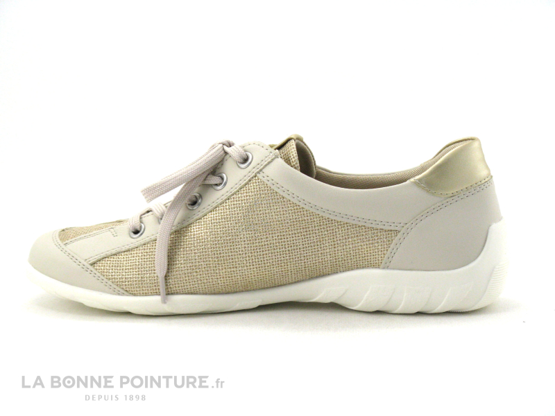 Remonte R3415-60 - Beige Et Or - Chaussure Basse Femme 3 Remonte R3415-60 - Beige Et Or - Chaussure Basse Femme – Image 3