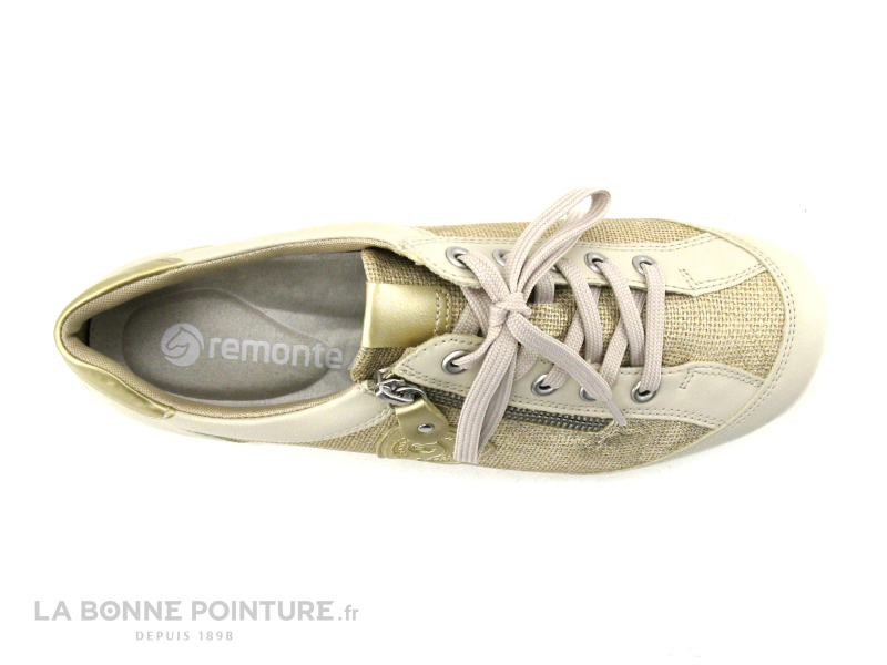 Remonte R3415-60 - Beige Et Or - Chaussure Basse Femme 6 Remonte R3415-60 - Beige Et Or - Chaussure Basse Femme – Image 6