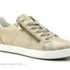 Geox D356HE BLOOMIEE Gold Lt Taupe - Basket Basse Femme Beige Et Or