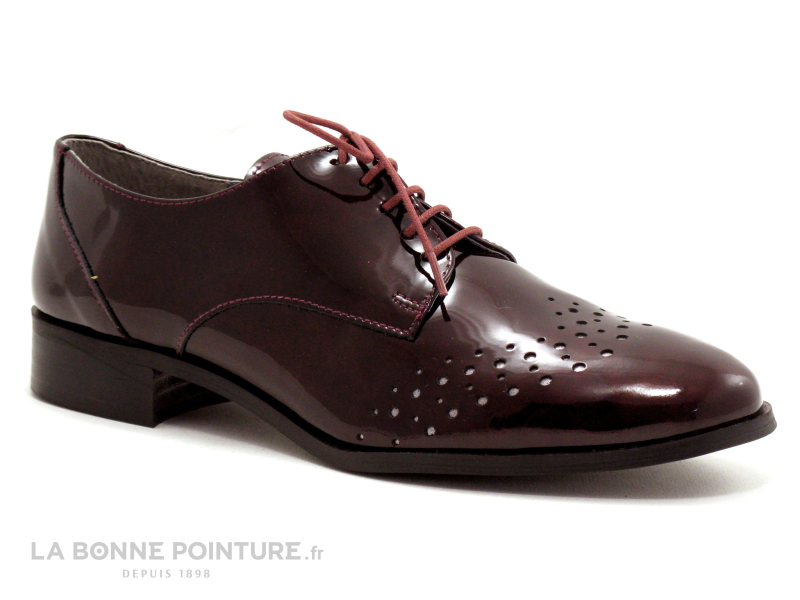 Folie's Folies VIANA Bordeaux - Chaussure Derby Femme 5 Folie's Folies VIANA Bordeaux - Chaussure Derby Femme – Image 5