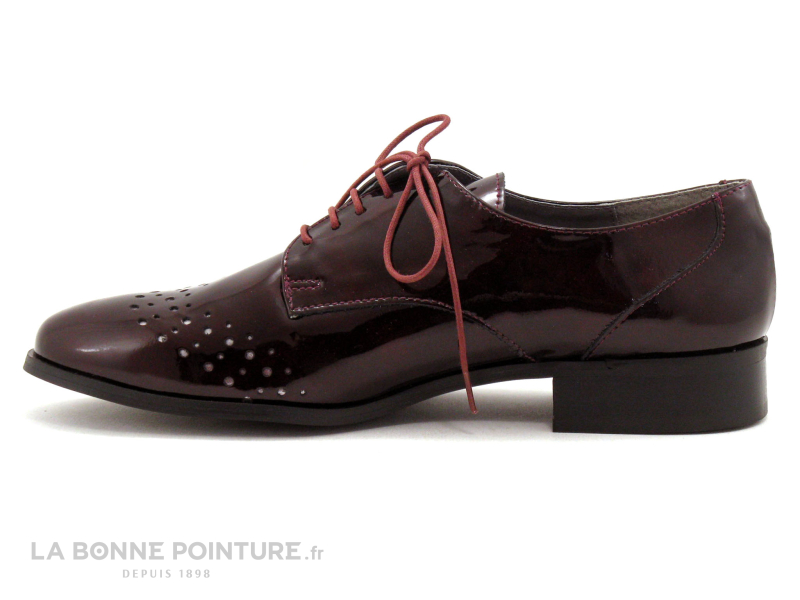 Folie's Folies VIANA Bordeaux - Chaussure Derby Femme 3 Folie's Folies VIANA Bordeaux - Chaussure Derby Femme – Image 3