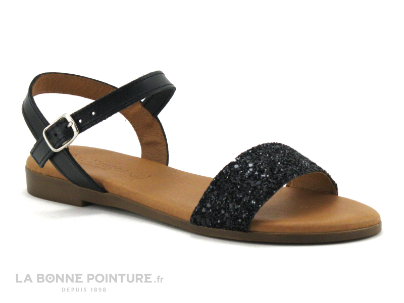 Eva Frutos 7190 Negro Glitter Negro Nu-pieds 4 Eva Frutos 7190 Negro Glitter Negro Nu-pieds – Image 4