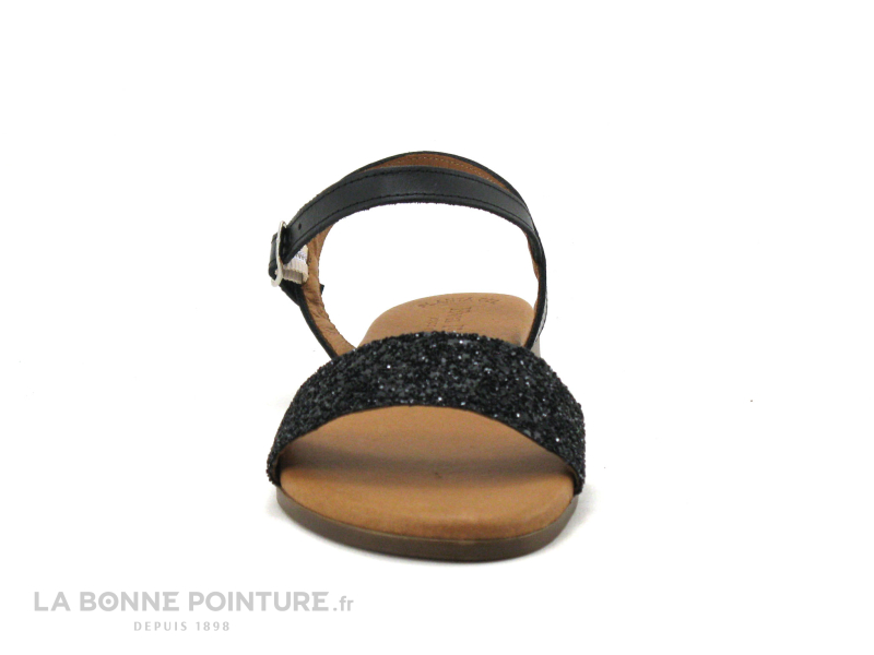 Eva Frutos 7190 Negro Glitter Negro Nu-pieds 2 Eva Frutos 7190 Negro Glitter Negro Nu-pieds – Image 2