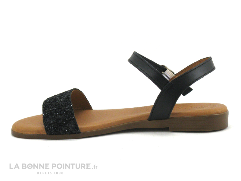 Eva Frutos 7190 Negro Glitter Negro Nu-pieds 3 Eva Frutos 7190 Negro Glitter Negro Nu-pieds – Image 3