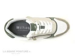 Mustang Shoes Mustang 1358-308-41 - Beige Blanc - Basket Semelle Compensee -Magasin De Chaussures cd24607c73b9e66c561f35ea11d5d5ef img 6904.jpg 167920