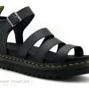 Dr. Martens Dr Martens BLAIRE Black Hydro Leather - 24235001 - Sandale
