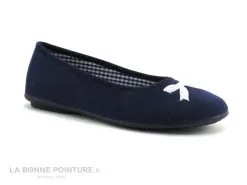 RYB 600 9000 B392 - Bleu Marine - Pantoufle Ballerine Femme