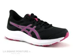 Asics JOLT 4 GS 1012B421 - 003 Black - Pink Rave - Basket Running Femme