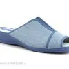 ZEL'S Zels 9240 Jeans - Pantoufle Mule Femme Bleu Ciel