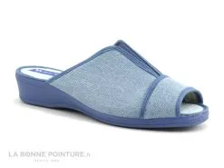 ZEL'S Zels 9240 Jeans - Pantoufle Mule Femme Bleu Ciel