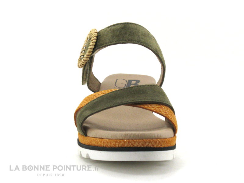 Geo Reino MAGNABE Kaki Orange - Sandale Femme 2 Geo Reino MAGNABE Kaki Orange - Sandale Femme – Image 2