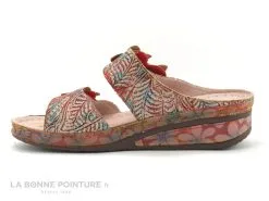 Laura Vita JACDISO 06 Rouge - Brides Avec Fleurs - Mule Femme -Magasin De Chaussures cd24607c73b9e66c561f35ea11d5d5ef img 7231.jpg 168346