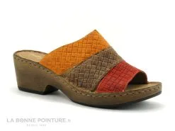 Pedi Girl YVAIR Rouge Safran - Mule Femme Petit Talon -Magasin De Chaussures cd24607c73b9e66c561f35ea11d5d5ef img 7235.jpg 180231