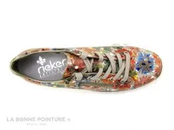 Rieker N3302-91 Multicolore - Basket Basse Femme - Talon Compense -Magasin De Chaussures cd24607c73b9e66c561f35ea11d5d5ef img 7277.jpg 180316