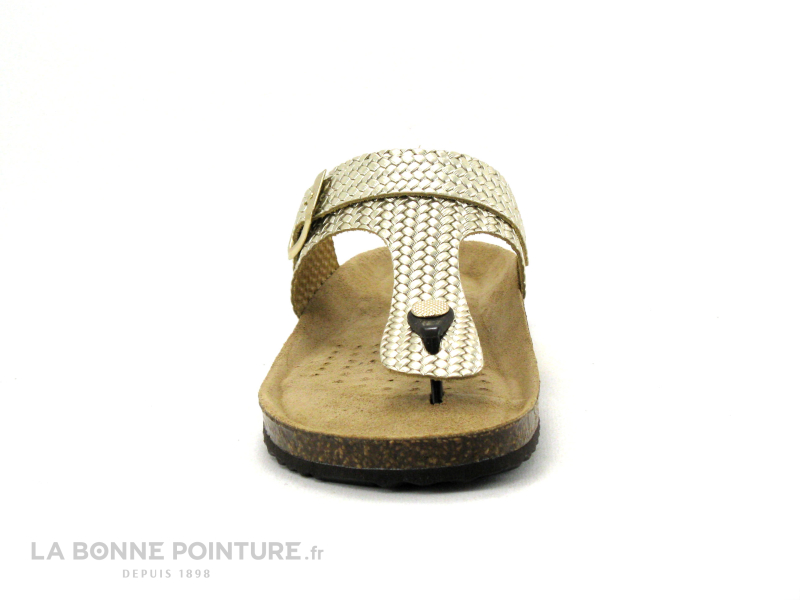 Geox D35LSK - BRIONIA Metal Lt Gold - Tong Femme Reglable Or 2 Geox D35LSK - BRIONIA Metal Lt Gold - Tong Femme Reglable Or – Image 2