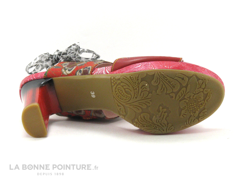 Laura Vita HICAO Rouge - Sandale Talon Haut - Ruban 7 Laura Vita HICAO Rouge - Sandale Talon Haut - Ruban – Image 7