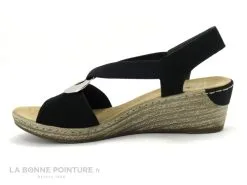 Rieker 624H6-00 Noir - Sandale Femme Avec Bride Elastique - Compense -Magasin De Chaussures cd24607c73b9e66c561f35ea11d5d5ef img 7414.jpg 180581