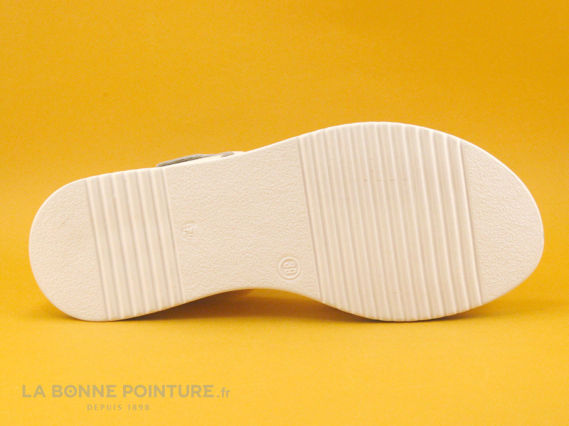 Geo Reino GIFABE Blanc - Nu-pieds Femme - Semelle Compensee 7 Geo Reino GIFABE Blanc - Nu-pieds Femme - Semelle Compensee – Image 7