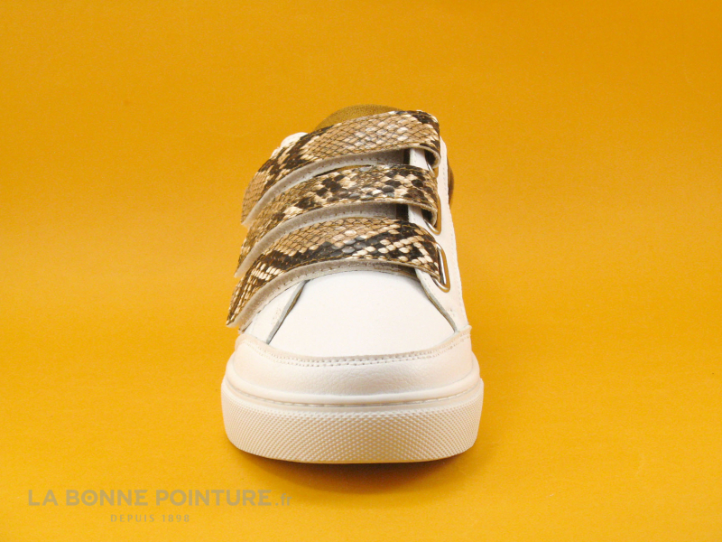 The Divine Factory QL4603 Blanc Camel Cobra - Basket 3 Velcros 2 The Divine Factory QL4603 Blanc Camel Cobra - Basket 3 Velcros – Image 2