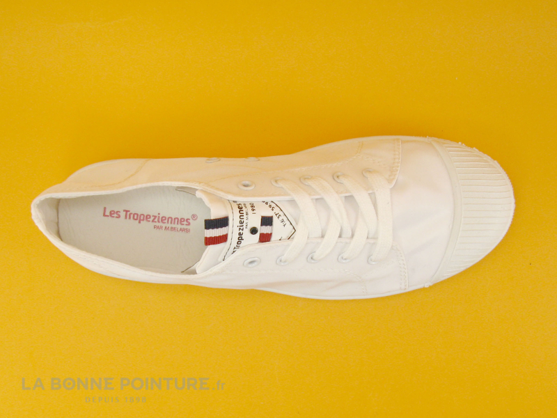 Les Tropéziennes M.Belarbi Tropeziennes CHANA Blanc - 27830 - Basket Toile Blanche Femme 6 Les Tropéziennes M.Belarbi Tropeziennes CHANA Blanc - 27830 - Basket Toile Blanche Femme – Image 6