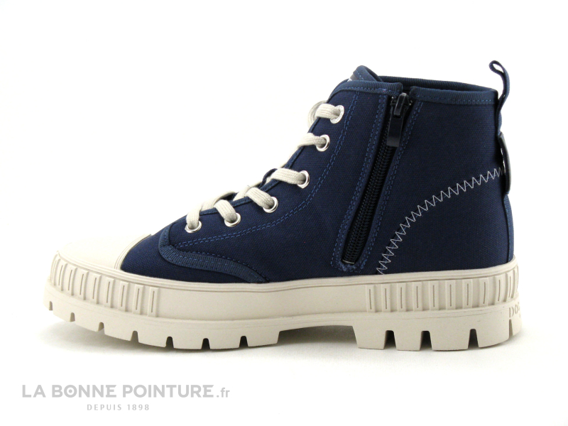 Dockers 52KC202 Navy - Chaussure Montante Femme Toile Bleue 3 Dockers 52KC202 Navy - Chaussure Montante Femme Toile Bleue – Image 3