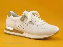 Remonte D2536-80 - Blanc Beige Argent - Basket Basse Femme