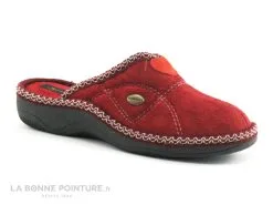 Semelflex ALASKA Bordeaux - Pantoufle Mule Femme