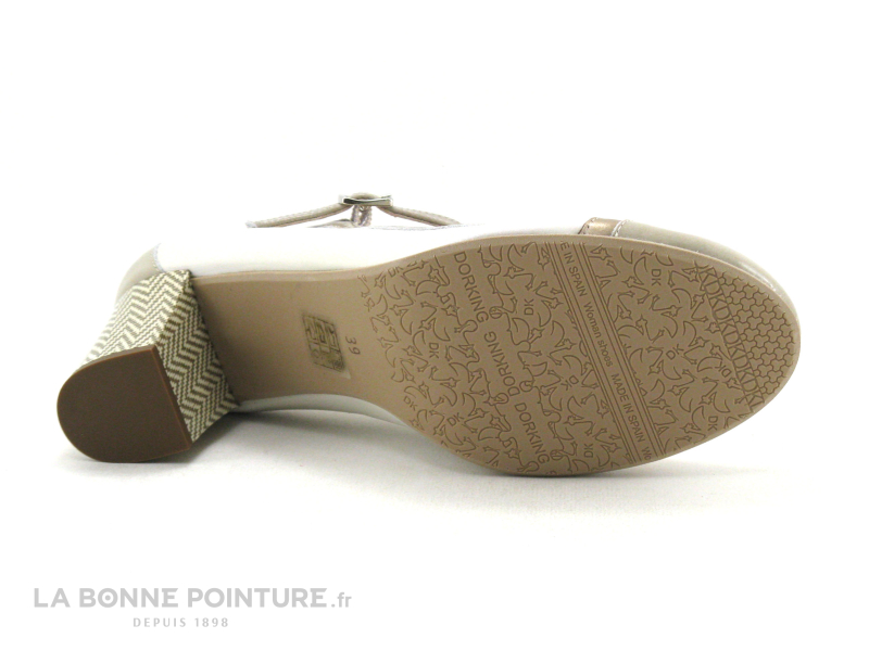 Dorking RODIN D9092 Beige - Escarpin Avec Bride 7 Dorking RODIN D9092 Beige - Escarpin Avec Bride – Image 7