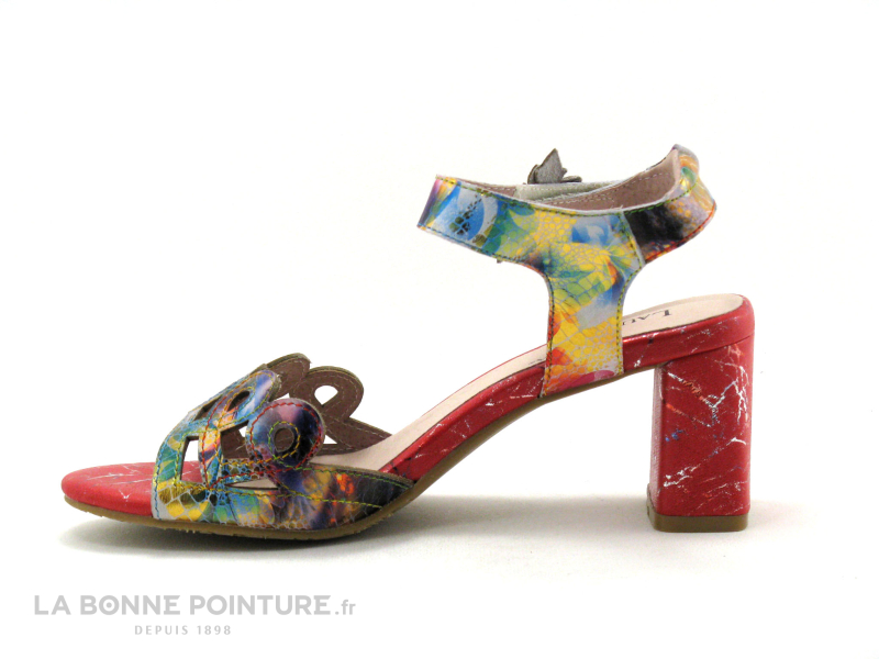 Laura Vita HECO 13 Rouge - Sandale Talon Haut 3 Laura Vita HECO 13 Rouge - Sandale Talon Haut – Image 3